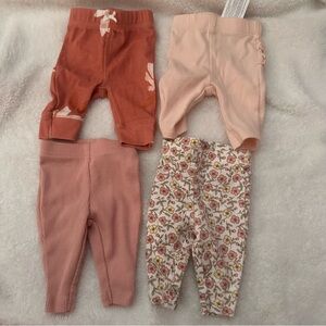Carter's Kids Leggings Set - Pink, Peach, Floral